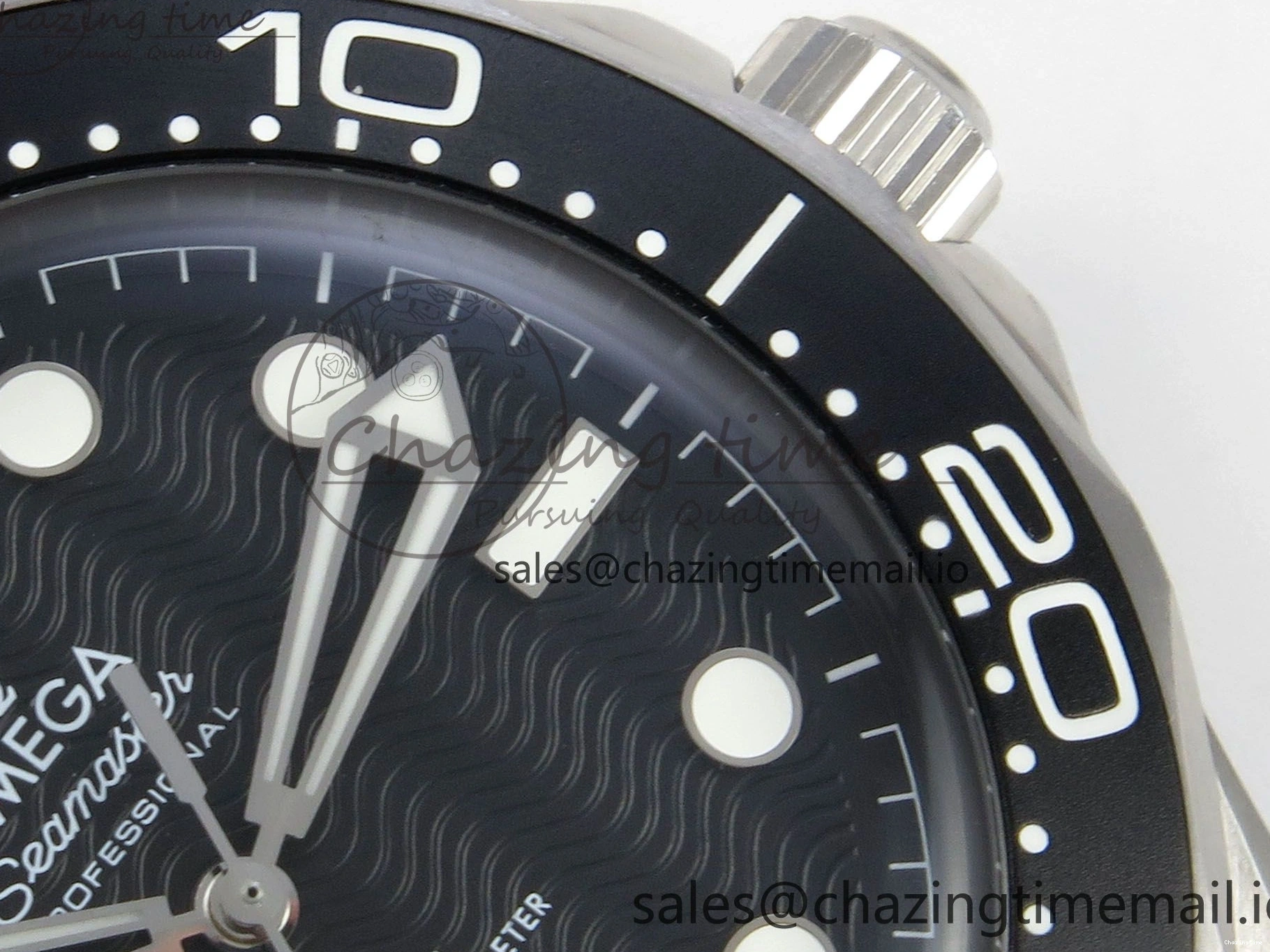 0225 Seamaster 300M 42mm SS VSF Best Edition Black Dial On Mesh Bracelet A Stretchable 7658